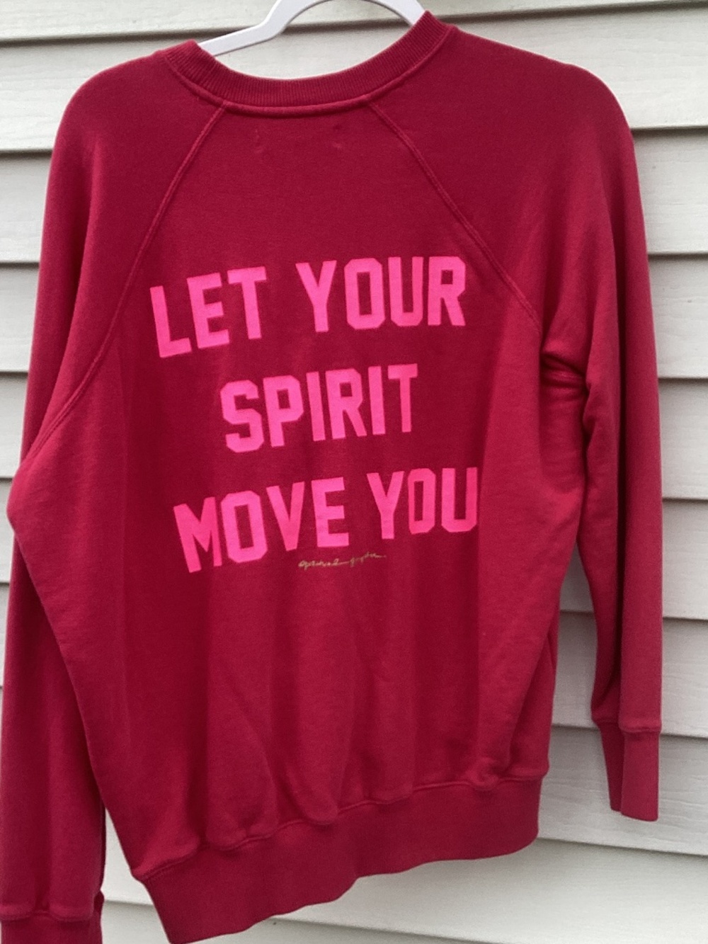 Peloton Spiritual Gangster Sweatshirt Crewneck Small Let Your Spirit Move You Si